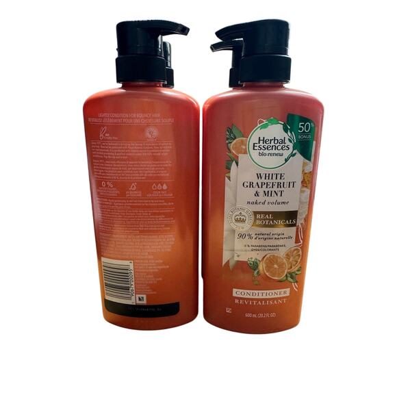 Herbal Essences Conditioner Bio Renew White Grapefruit & Mosa Mint 4pack lot NEW - Picture 3 of 3